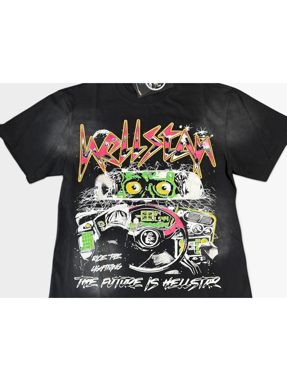 Hellstar black car graphic T-shirt